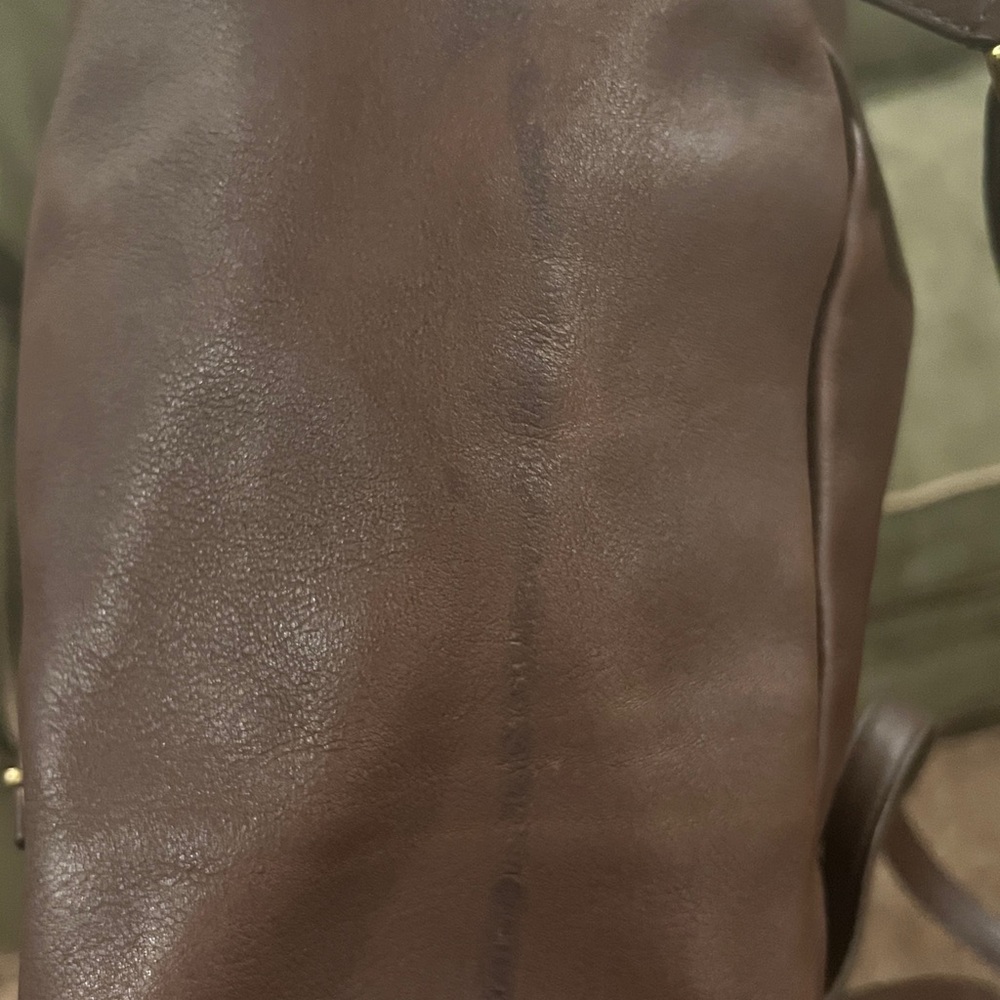 Y2K Coach Brown Leather Legacy West Hampton Daypack No. 9827 - Picture 7 of 10